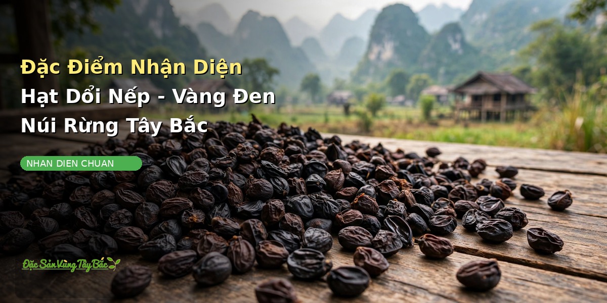 Hạt Dổi Nếp Là Gì? hat doi nep Tay Bac dang that - hat nhan nheo den nau khong deu nhau - vang den nui rung