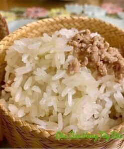 Gạo nếp nương Điện Biên sau khi nấu chín