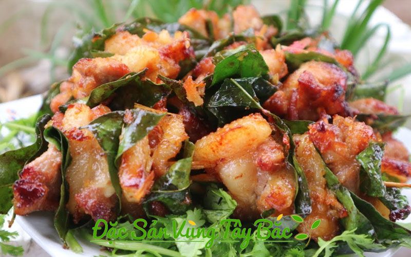 thit heo chien la mac mat