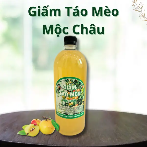 Giấm táo mèo nguyên chất