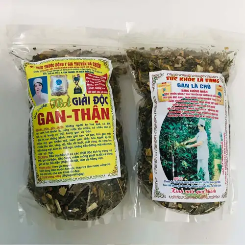 Trà giải độc gan thận Hà Chiên