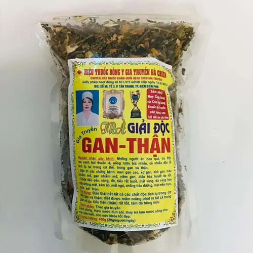Trà giải độc gan thận Hà Chiên