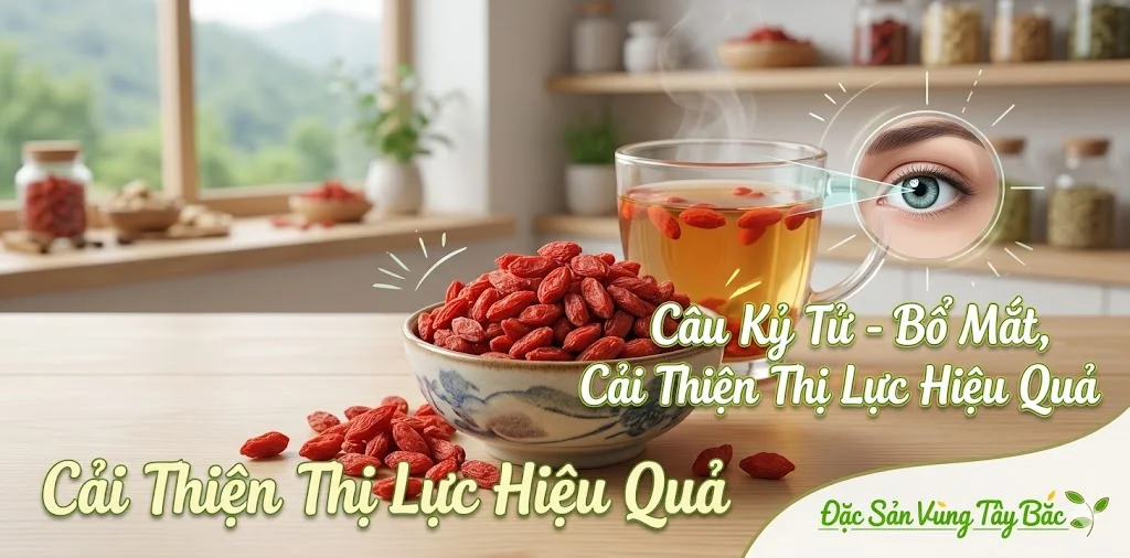 Câu kỷ tử giúp bổ mắt, cải thiện thị lực hiệu quả