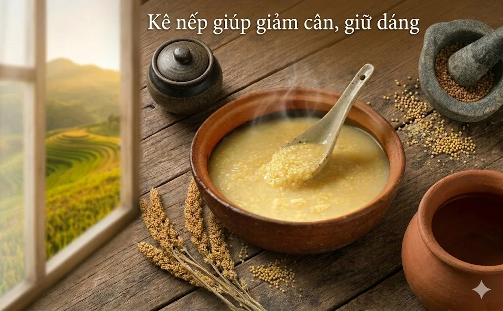 Kê Nếp Tách Vỏ Kê nếp giúp giảm cân, giữ dáng