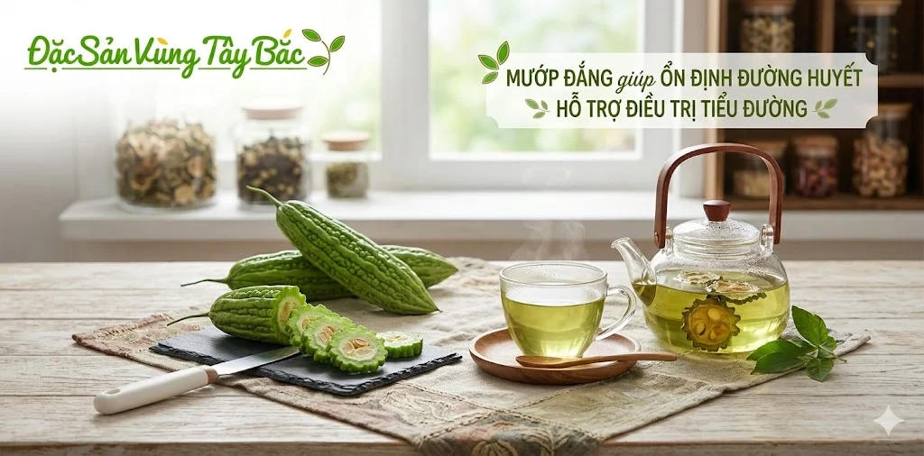 Mướp đắng giúp Ổn định đường huyết, hỗ trợ điều trị tiểu đường