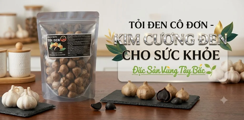 Tỏi đen cô đơn - kim cương đen cho sức khỏe