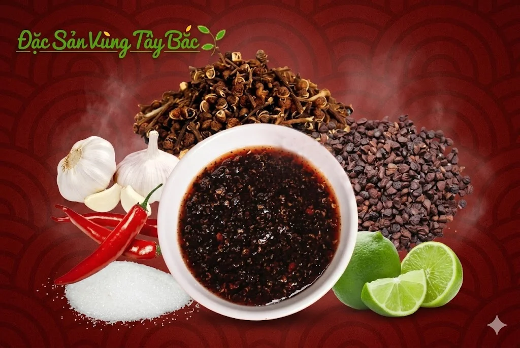 Chi tiết hình ảnh sản phẩm chẩm chéo ướt Tây Bắc