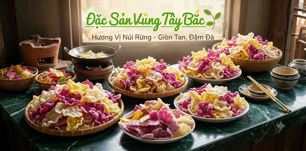 Bánh khẩu xén sau khi chiên