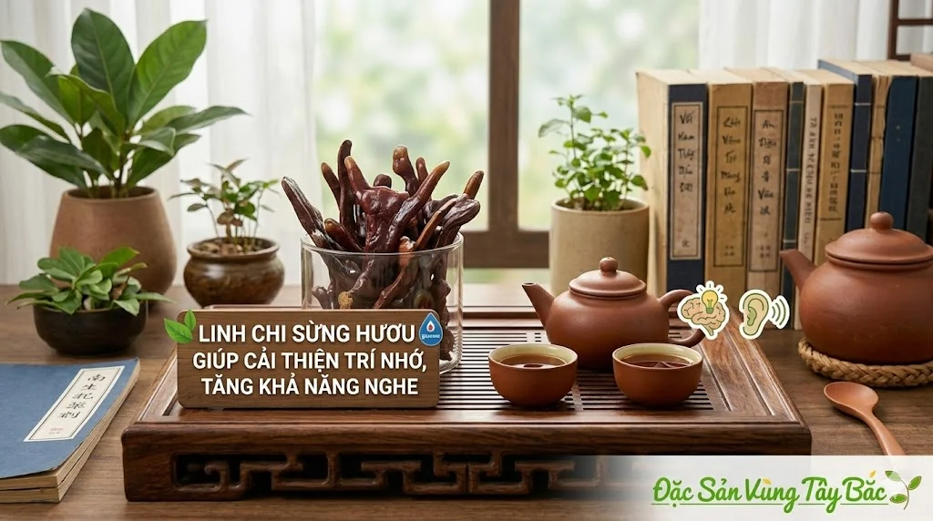 Công dụng của nấm linh chi sừng hươu