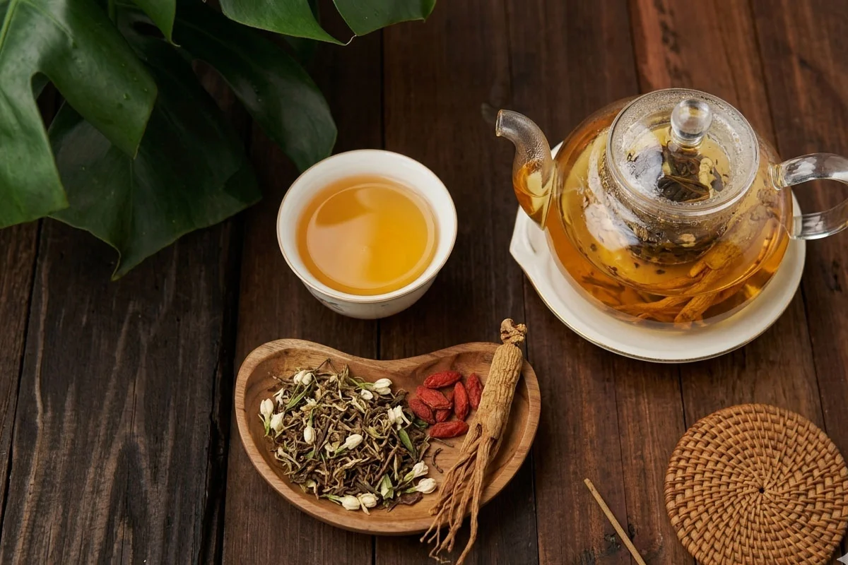 Công dụng của trà sơn mật hồng sâm