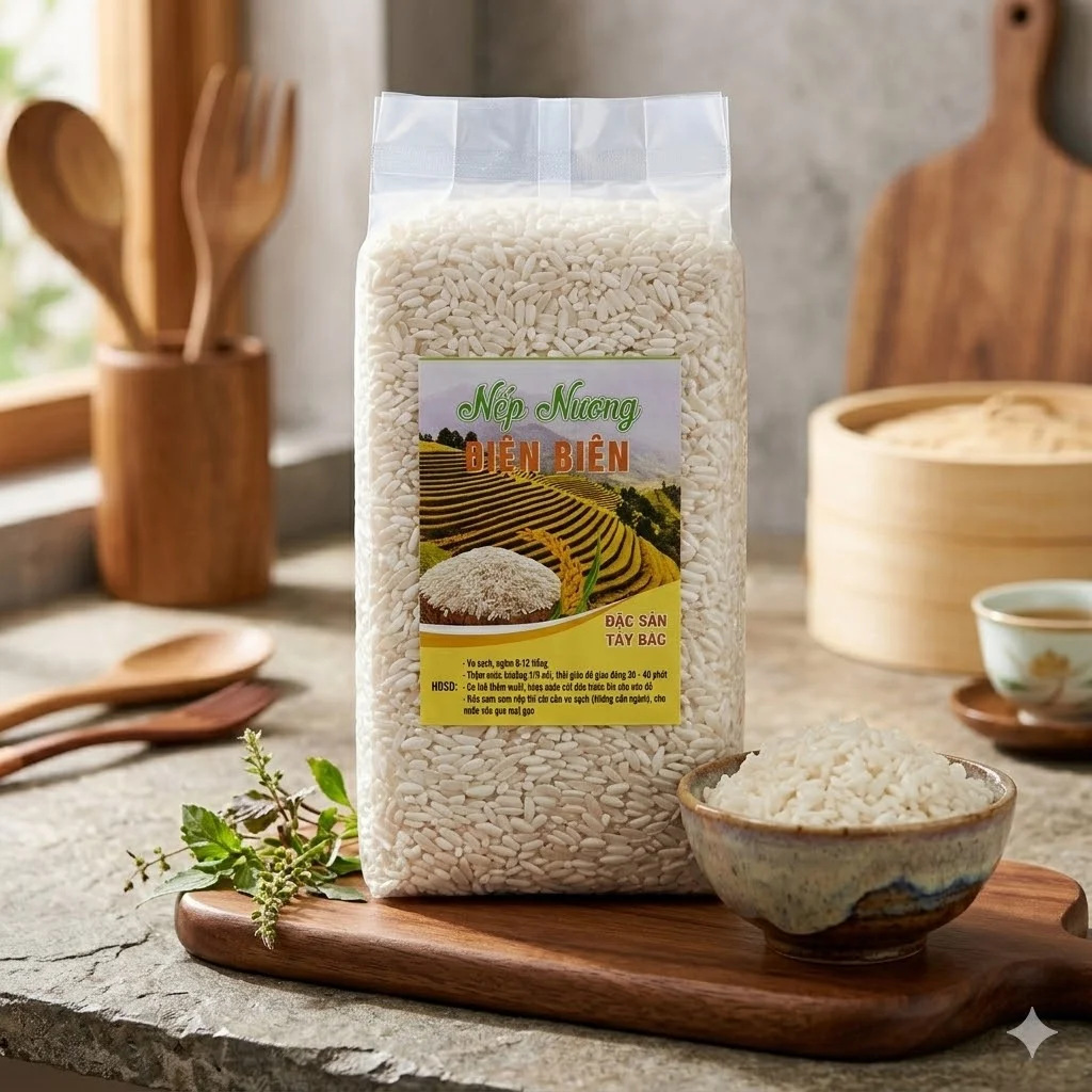 Gạo Nếp Nương Điện Biên