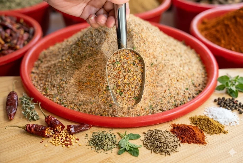 Các thành phần tạo nên chẩm chéo khô Tây Bắc