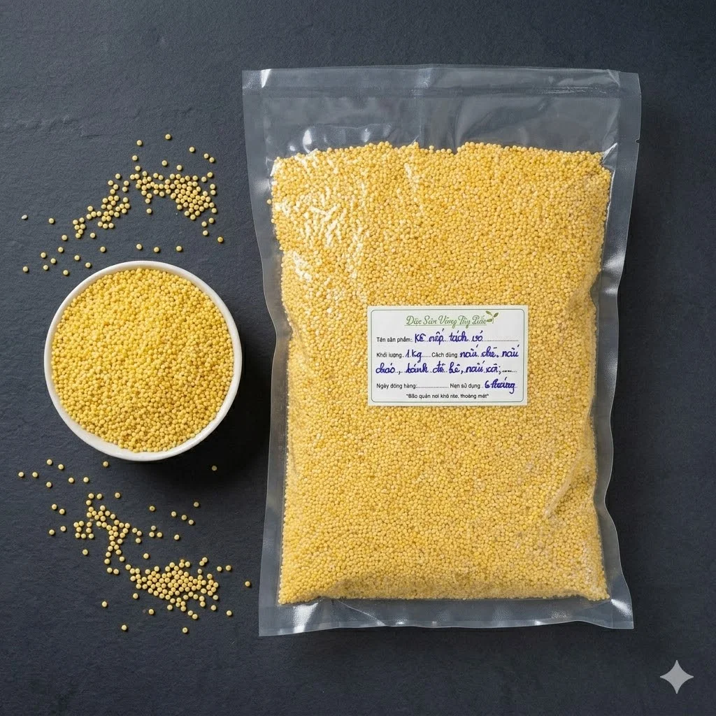 Kê Nếp Tách Vỏ
