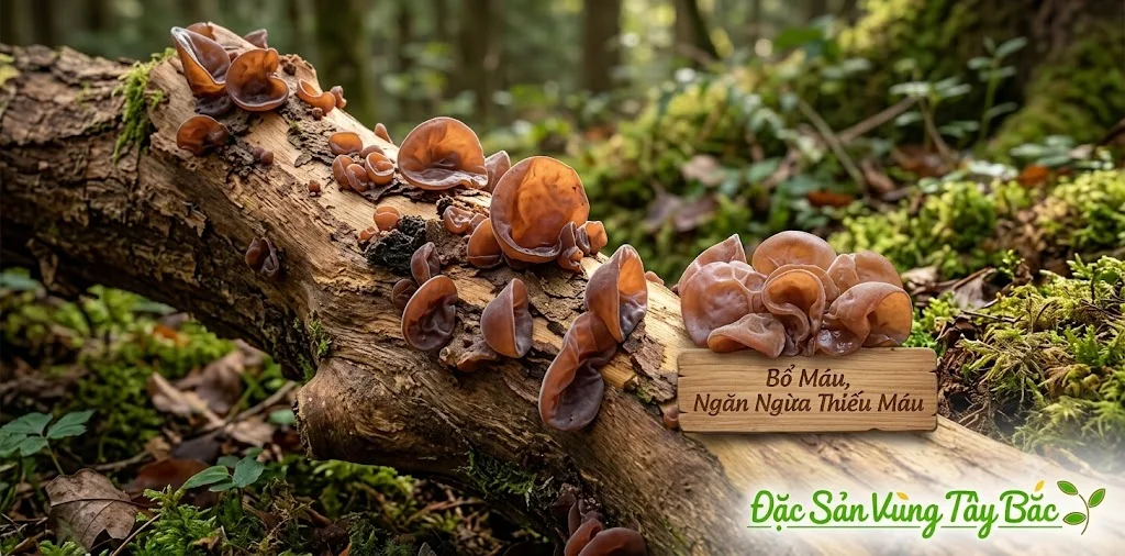 Mộc nhĩ giúp bổ máu, ngăn ngừa thiếu máu