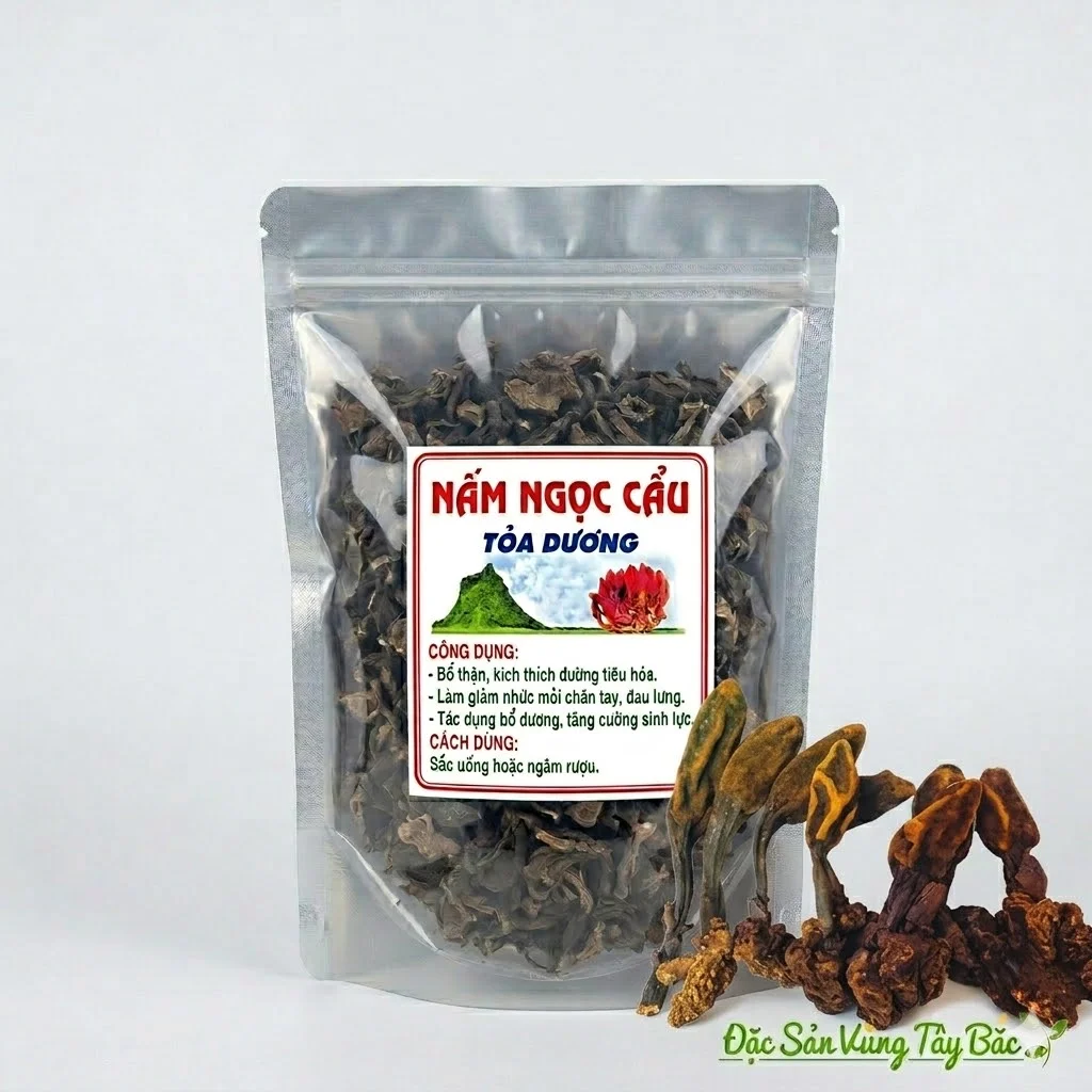 Nấm Ngọc Cẩu Khô