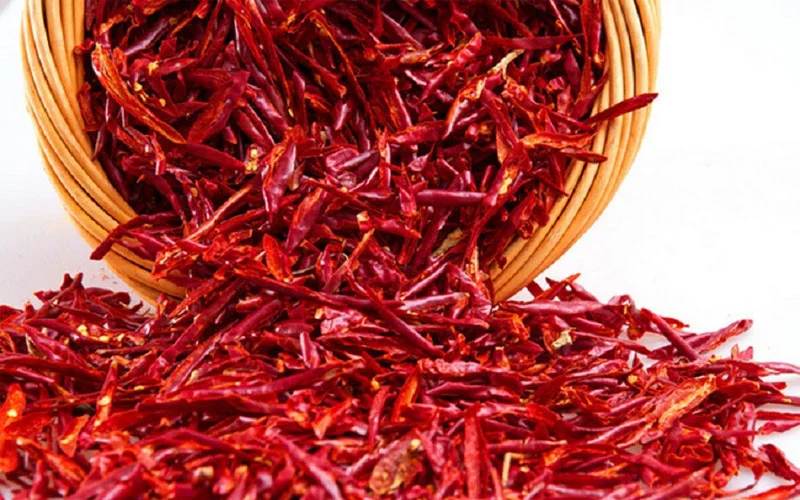 Ớt được chế biến bởi 100% ớt chín