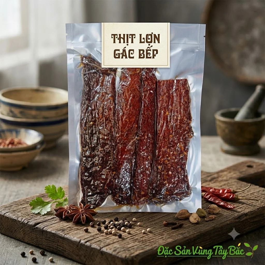 Thịt Lợn Gác Bếp