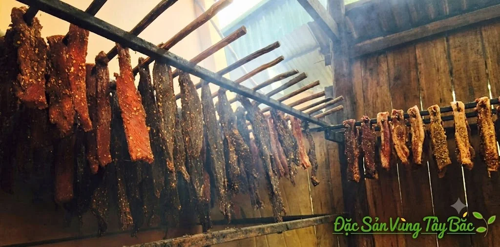 Thịt trâu gác bếp Tây Bắc chuẩn Điện Biên hàng loại 1
