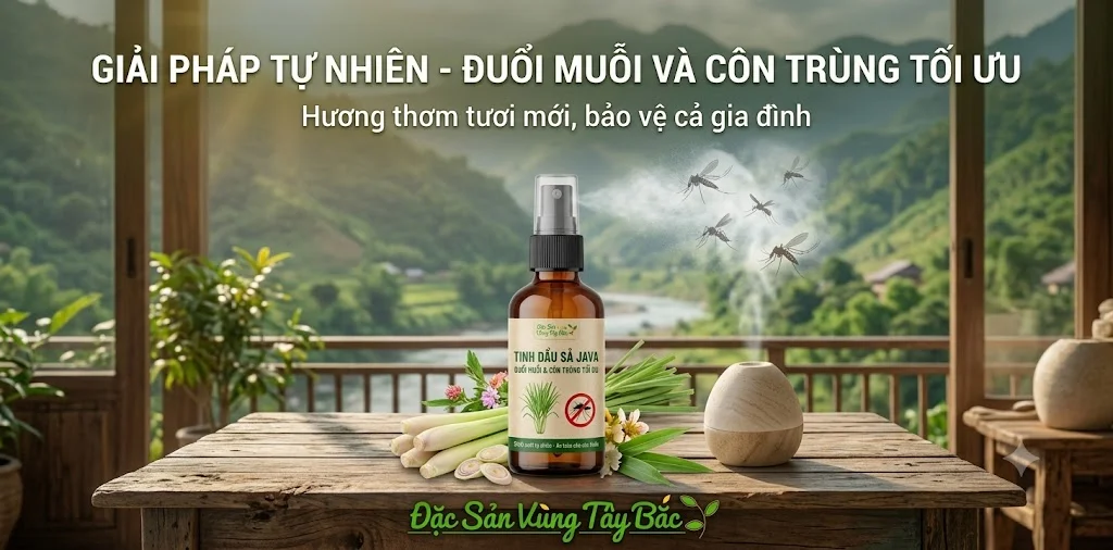 Tinh dầu sả java giúp Đuổi muỗi và côn trùng tối ưu
