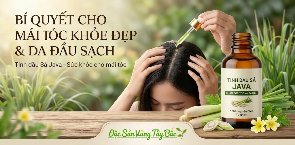 Tinh dầu sả java giúp chăm sóc tóc và da đầu