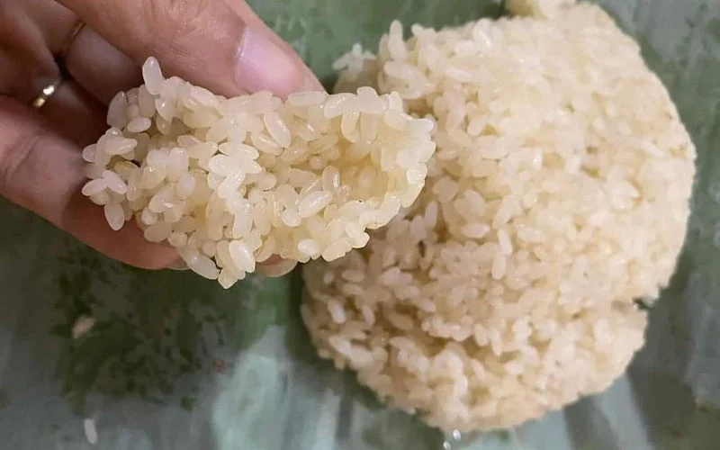 Mua Gạo Khẩu Hang (Nếp Non) Xôi nấu từ gạo khẩu hang Điện Biên vụ mới