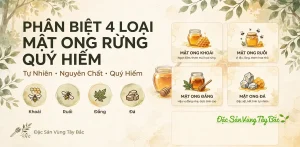 Phân Biệt 4 Loại Mật Ong Rừng Tự Nhiên Quý Hiếm: Khoái, Ruồi, Đắng Và Đá